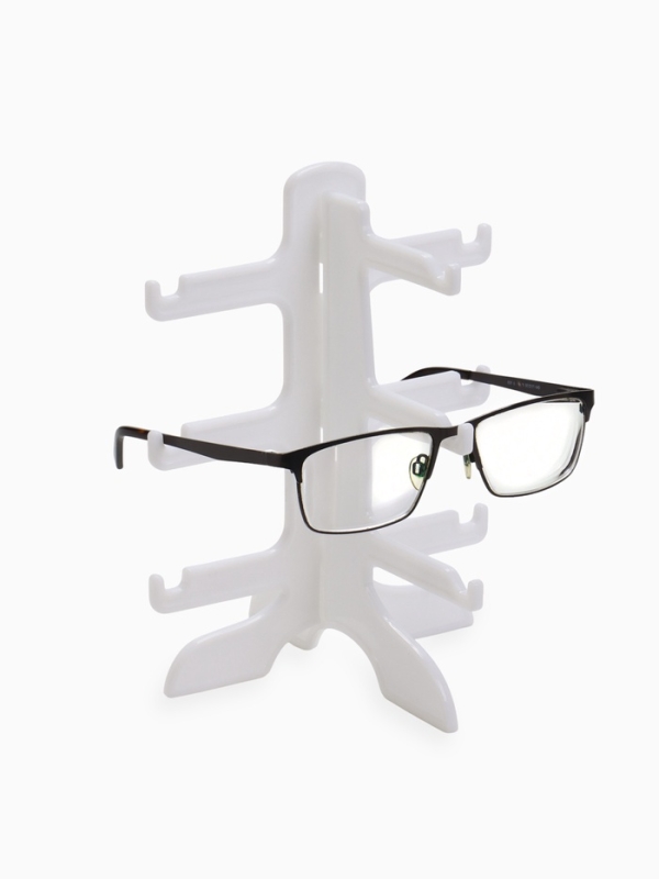 Подставка под очки 3 места, 16&times;14,5&times;20, цвет белый