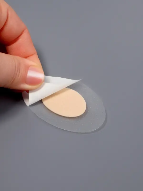 Пластырь для ног, набор - 10 шт., на клеевой основе, бежевый