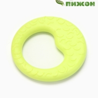 Игрушка жевательная "Гиря", 8 см, жёлтая