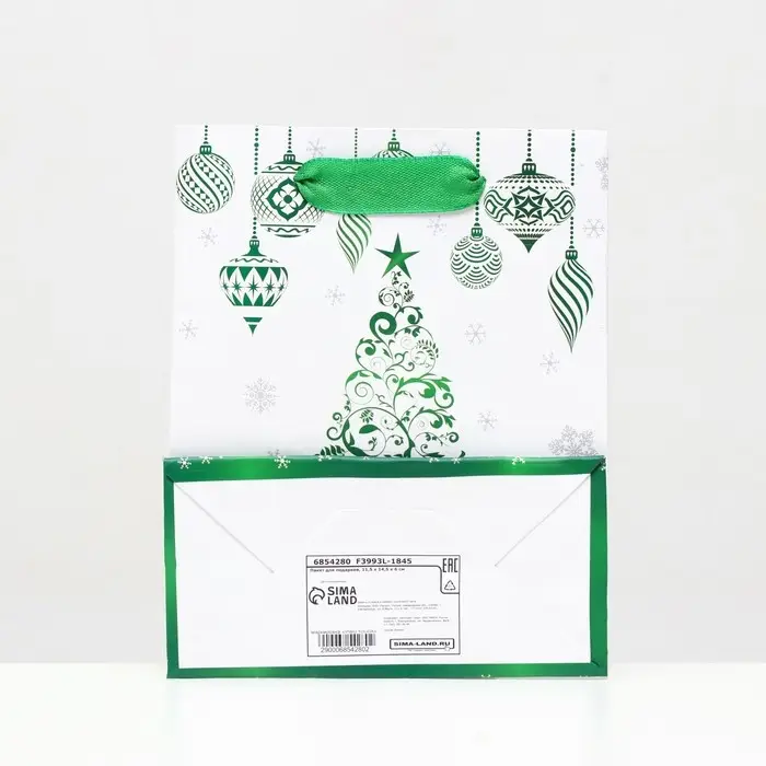 Пакет ламинированный &laquo;Новогодняя картина&raquo; 11.5&times;14.5&times;6 см