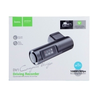 Автомобильный видеорегистратор Hoco, DV1, 1080p видео, черный Автомобильный видеорегистратор Hoco, DV1, 1080p видео, черный