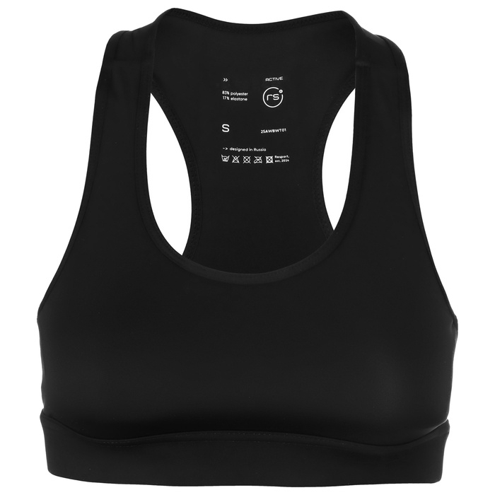 Топ женский Resport, р. 44, цвет чёрный, базовый Топ женский Resport, р. 44, цвет чёрный, базовый