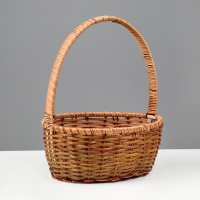 Корзина плетеная, 26&times;21&times;10/31 см, лоза, кукуруза