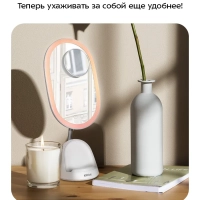 Косметическое зеркало 2 в 1 с подсветкой КТ-4153 - 18 Вт