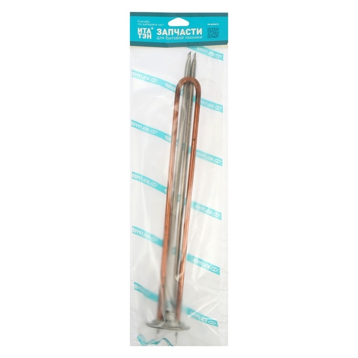ТЭН для водонагревателя ТЭН для водонагревателя "ИТАТЭН" RF, 1.5 кВт, d=64 мм, клеммы под разъем, L=392 мм, М6, медь