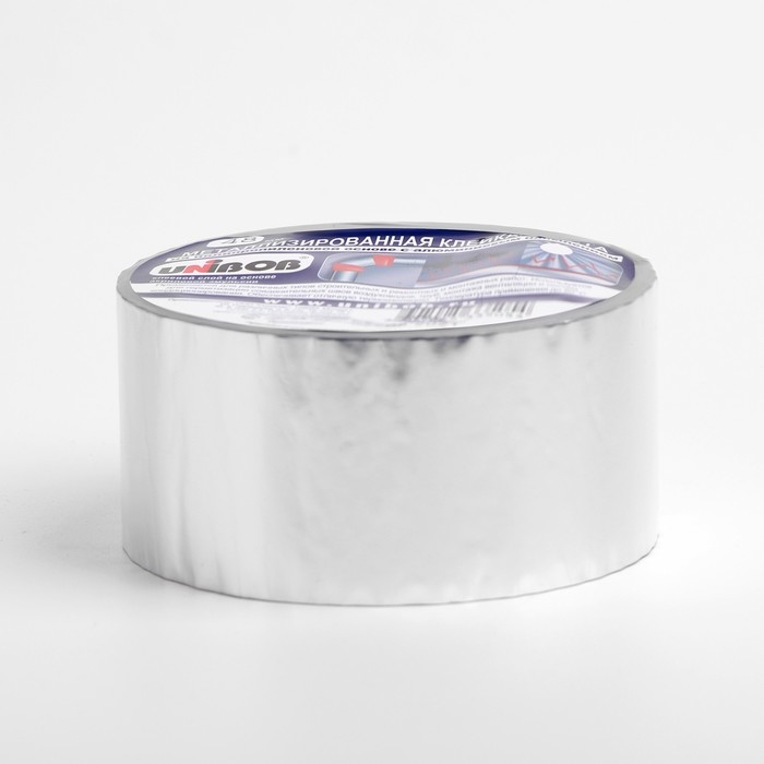 Клейкая лента Unibob металлизированная, 48 мм х 40 м Клейкая лента Unibob металлизированная, 48 мм х 40 м