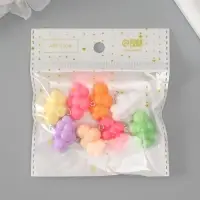 Подвеска для творчества пластик "Воздушное облако" МИКС 1,2х2,5х2,1 см