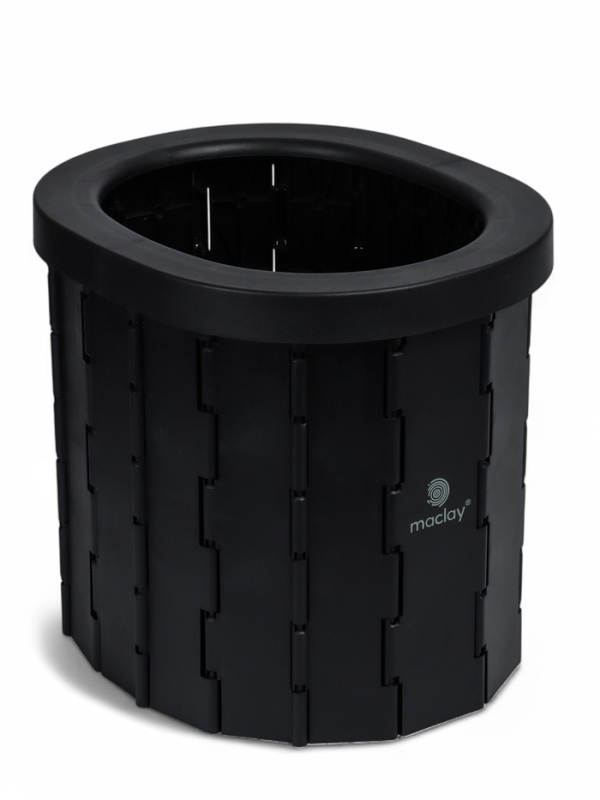 Туалет складной туристический Maclay, комплект: 15 мешков, 12 пакетов абсорбента