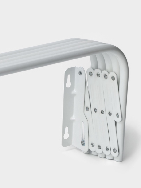 Сушилка для белья настенная, 90 см, цвет белый