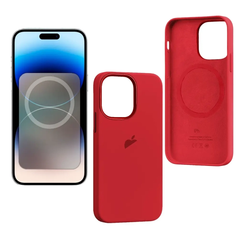 Чехол iPh 14 Pro Max Silicon Case 100% ORG Red