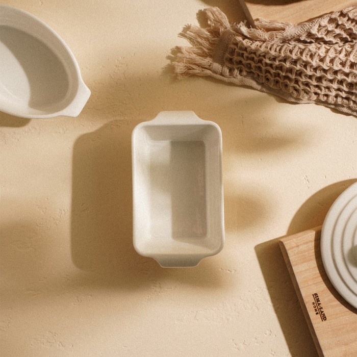 Форма для выпечки из жаропрочной керамики SL Home &laquo;Санторини&raquo;, 250 мл, 15,8&times;9,2&times;4,5 см, цвет белый