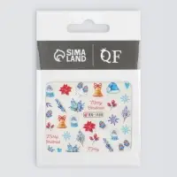 Слайдеры для ногтей &laquo;Christmas feeling&raquo;, разноцветные