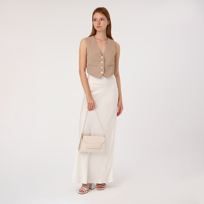 Сумка-мессенджер без застёжки, цвет бежевый Сумка-мессенджер без застёжки, цвет бежевый