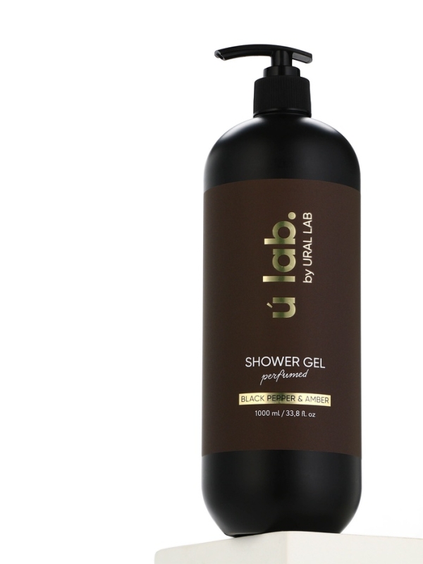 ULAB Парфюмированный гель для душа Black pepper, 1000 мл