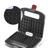 Вафельница электрическая для бельгийских вафель КТ-3646