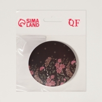 Зеркало складное &laquo;Цветы&raquo;, d = 7,5 см, цвет МИКС