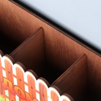 Ключница "Наш дом" 3 отделения, 24х19х6 см Ключница "Наш дом" 3 отделения, 24х19х6 см