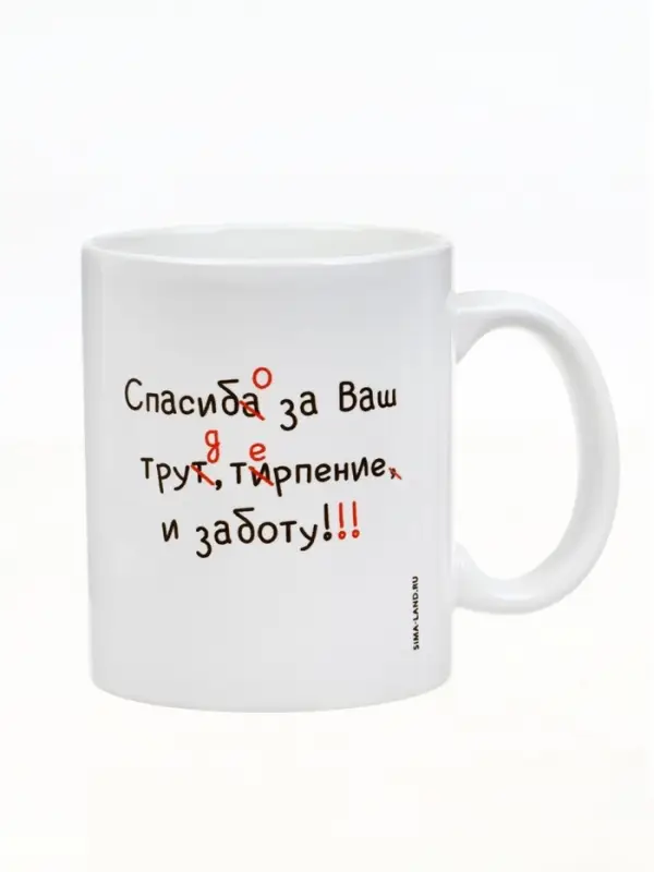 Кружка чайная керамическая &laquo;Лучший учитель&raquo;, 320 мл