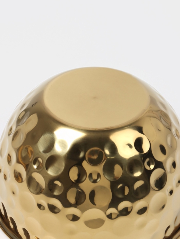 Набор мисок-салатников из нержавеющей стали 16/20/24 см, цвет золотой