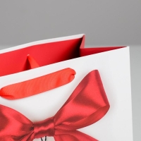 Пакет подарочный ламинированный горизонтальный, упаковка, &laquo;Счастье моё&raquo;, MS 18 х 23 х 10 см