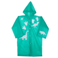 Дождевик &laquo;Динозаврики&raquo; со светоотражающими наклейками, рост 120-160 см