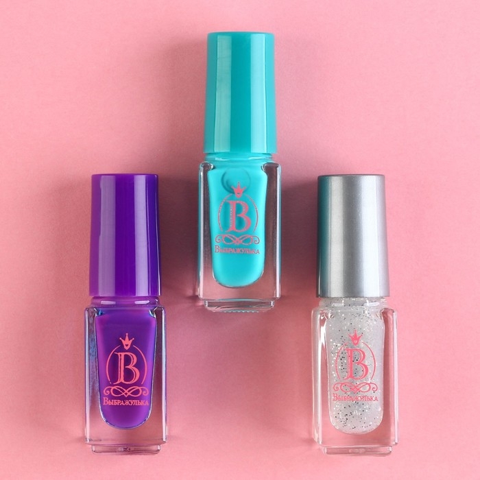 Набор детских лаков &laquo;Самая модная&raquo;, 3 шт по 6 мл