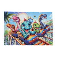 Пазл 60 эл. "Динозавры на аттракционе" УК60-1983 Пазл 60 эл. "Динозавры на аттракционе" УК60-1983
