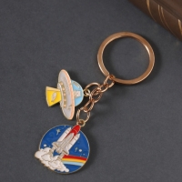 Брелок металл, эмаль "Космос" 9 см Брелок металл, эмаль "Космос" 9 см