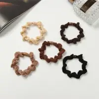 Резинка для волос "Амиси" волан кручение, 6 см, микс