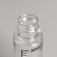 Бутылочка для хранения, с распылителем, со шкалой деления, 20 мл, цвет белый/прозрачный