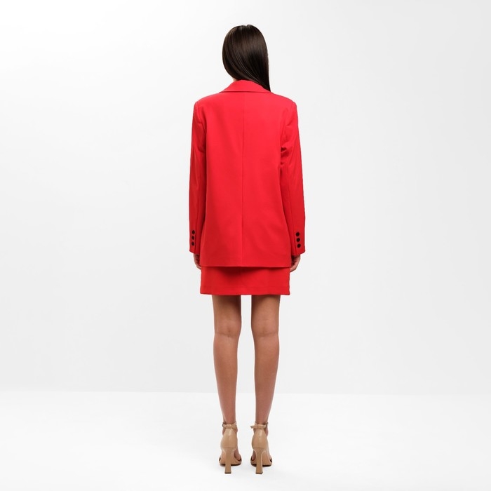 Пиджак женский однобортный MIST р. 48, красный Пиджак женский однобортный MIST р. 48, красный