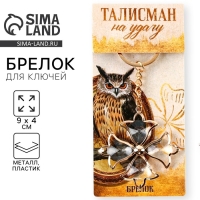 Брелок для ключей &laquo;Талисман удачи&raquo;, 9 х 4 см