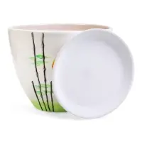 Горшок цветочный поддоном  8 л,  керамика, Азия (М)