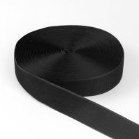 Липучка, 50 мм &times; 25 &plusmn; 1 м, цвет чёрный