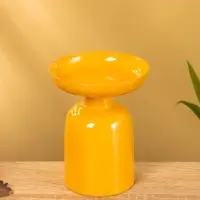 Подсвечник на 1 свечу "Песок" глянцевый 10х10х13 см