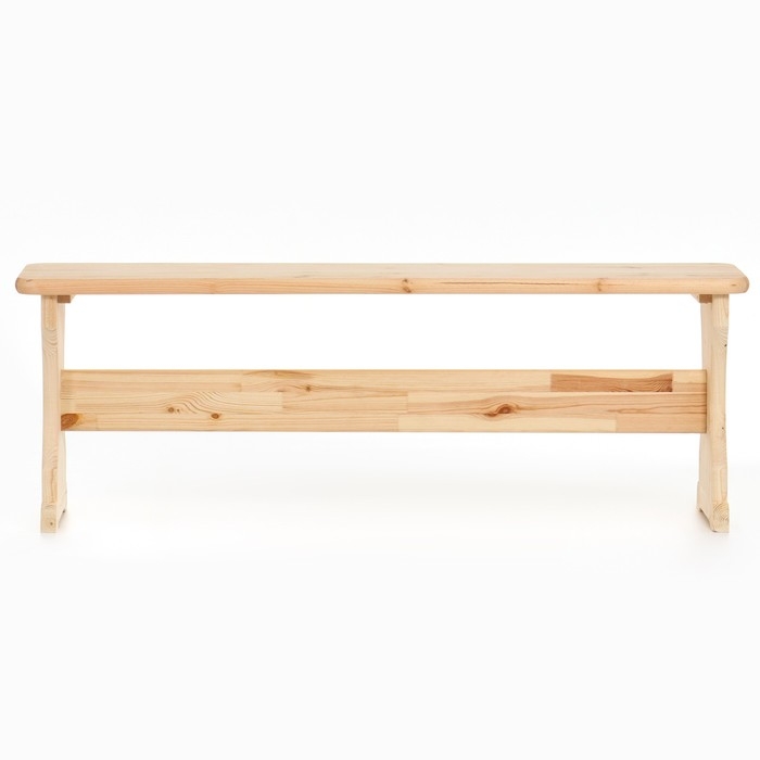 Лавка деревянная ХВОЯ 130х30х45 см