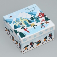 Набор подарочных коробк 6 в 1 «С Новым годом», 10 х 10 х 6 – 20 х 20 х 11 см, Новый год Набор подарочных коробк 6 в 1 «С Новым годом», 10 х 10 х 6 – 20 х 20 х 11 см, Новый год