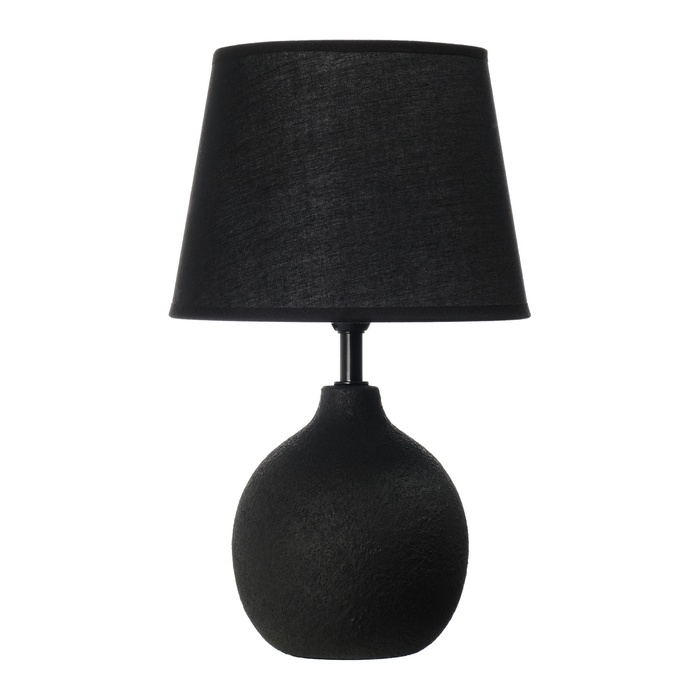 Лампа настольная "Тезис" 1х40Вт Е14 черный 20х20х32см