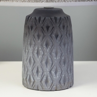 Настольная лампа "Арнелла" Е14 40Вт серый 22,5х22,5х35 см RISALUX Настольная лампа "Арнелла" Е14 40Вт серый 22,5х22,5х35 см RISALUX