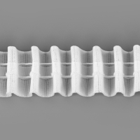 Шторная лента 25мм&times;100&plusmn;1м классическая матовая 2 шнура