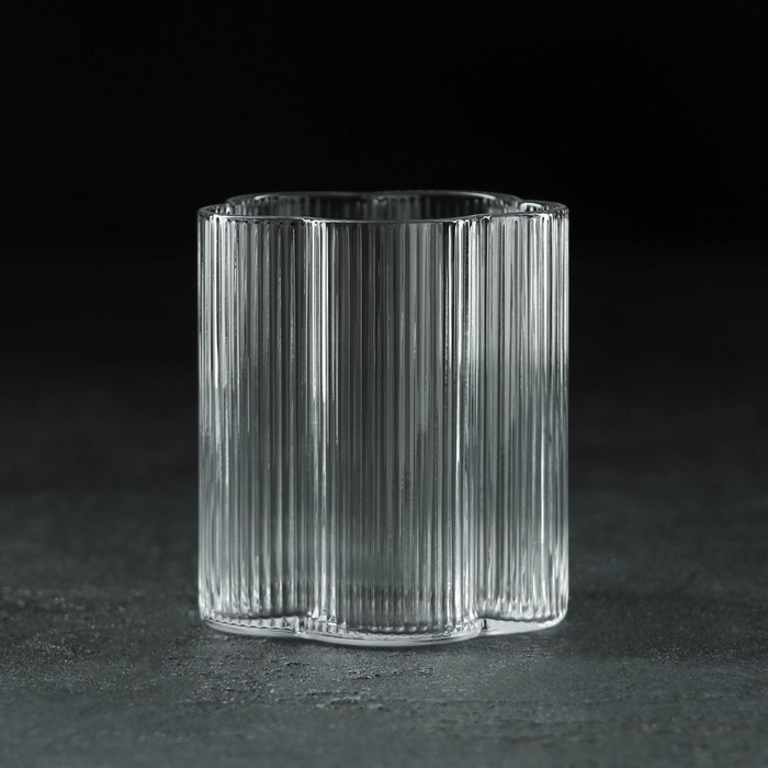 Стакан &laquo;Флер&raquo;, 260 мл, 7&times;8 см, стекло, прозрачный
