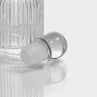 Банка для хранения сыпучих продуктов Доляна &laquo;Афина&raquo;, 40 мл, 4,2&times;10 см, стекло