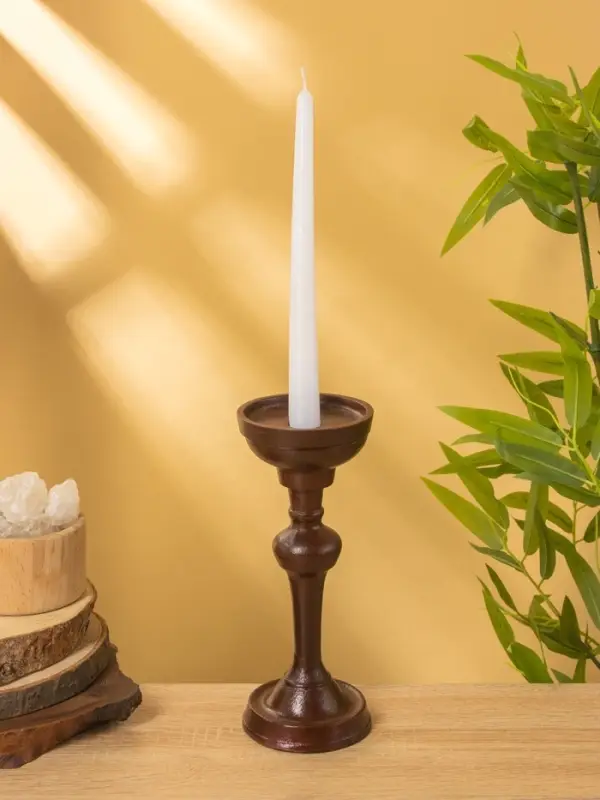 Подсвечник "Бордо" алюминий 9х9х23 см