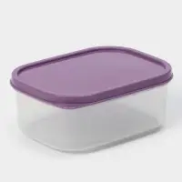 Контейнер пищевой Доляна, 500 мл, цвет фиолетовый