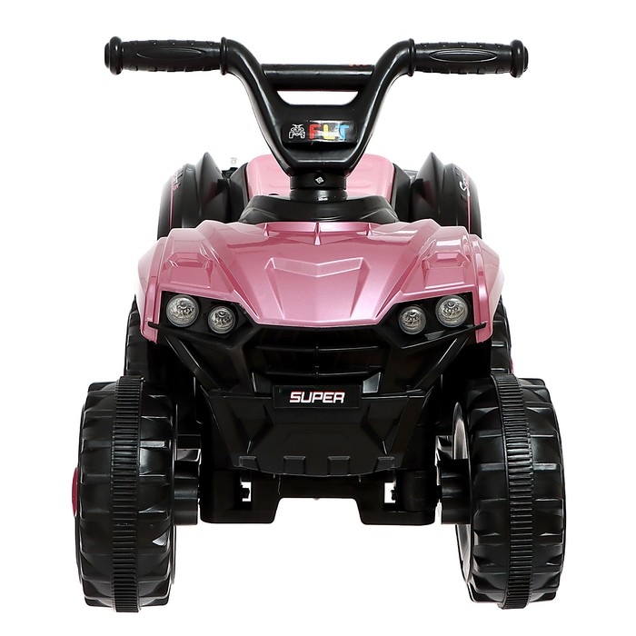 Электромобиль &laquo;Квадроцикл&raquo;, свет, AUX, розовый