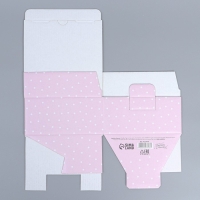 Коробка подарочная сборная, упаковка, &laquo;8 марта&raquo;, 15 х 15 х 7 см