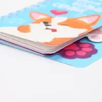 Блокнот с разделителями А7, 40 л "Корги"