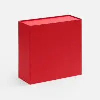 Коробка складная Quadra Fold, красная