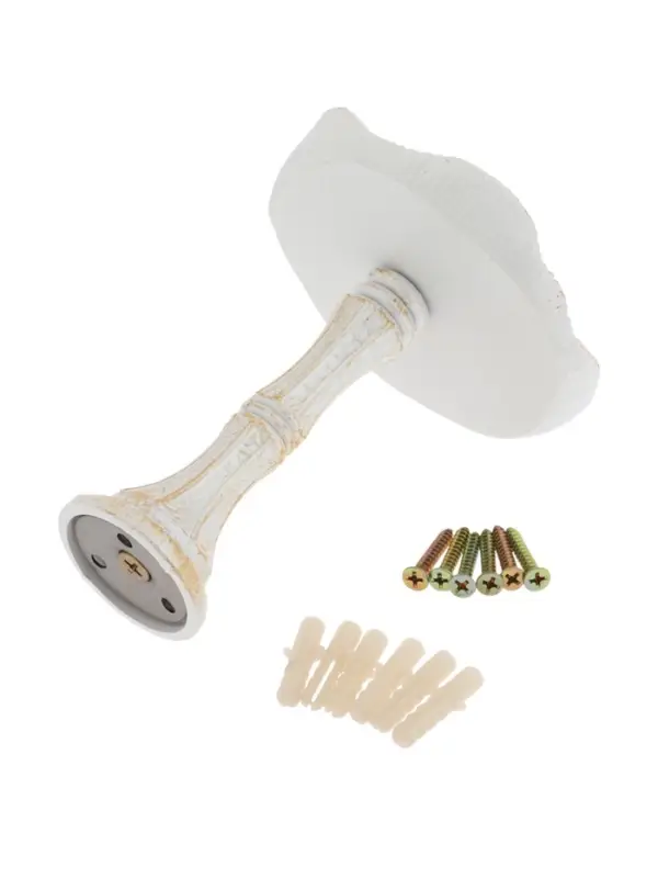 Крючок для штор CAPPIO KS036, d=9.5 мм, цвет белый, 2 шт