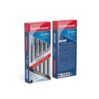 Ручка гелевая стираемая ErichKrause R-301 Magic Gel, узел 0.5 мм, чернила чёрные, длина письма 200 м, цена за 1 шт.